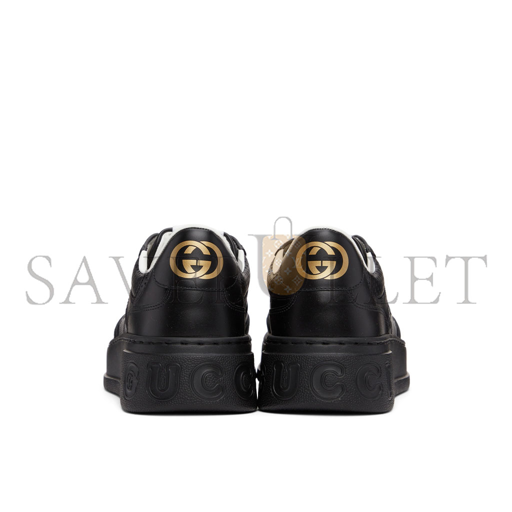 G*u*i black gg embossed sneakers 669582